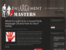 Tablet Screenshot of enlargementmasters.com